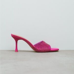 Sparkly vinyl Zara sandals